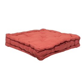 Μαξιλάρι Δαπέδου 40x40x8 581 32-Τερρακότα