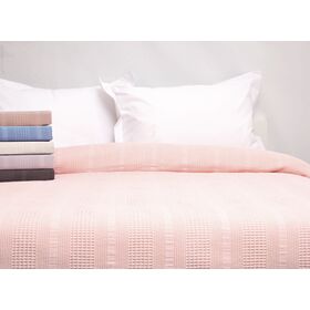 Κουβέρτα Πικέ King Size 260x240 Αλέξα Ανθρακί