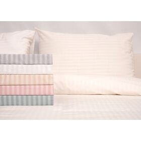 Παπλωματοθήκη Μονή 160x240 Polycotton Σατέν Ριγέ 850 ροζ