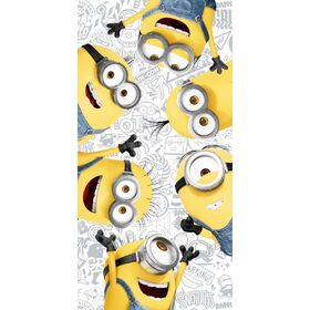Πετσέτα Σώματος Βελουτέ 70x140 Minions 47