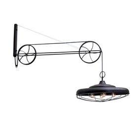 HL-5244 LIONEL BROWN RUSTY WALL LAMP