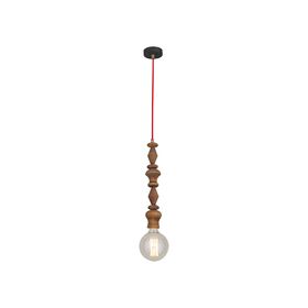 HL-027R-1 MELODY AGED WOOD PENDANT