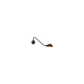 HL-3548-1 S MASON OLD BRONZE & BLACK WALL LAMP