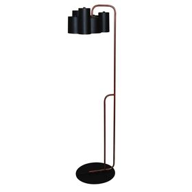HL-3566-1F BRODY BLACK & OLD COPPER FLOOR LAMP