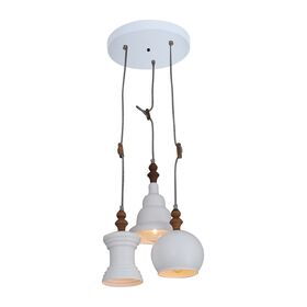 HL-047RS-3 TRIXY WHITE PENDANT