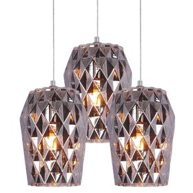 SE4288S-03 LUCA PENDANT SMOKE GLASS+