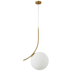SE21-GM-30 SCEPTRE GOLD MATT OPAL GLASS PENDANT Γ3