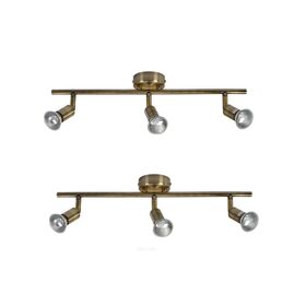 SE 140-BR3 (x2) Saba Packet Bronze adjustable spotlight+