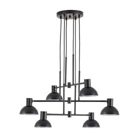 SE21-BL-100-MS3 ADEPT PENDANT Black Metal Pendant Black Metal Shade+