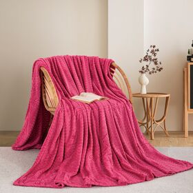 ΚΟΥΒΕΡΤΑ  FLEECE ΥΠΕΡΔΙΠΛΟ 220X240 ADAM HOME (550)  FUCSHIA(21)