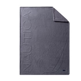 Ριχτάρι Μονοθέσιο 130x180cm Πολυεστέρας nautica nau coast - grey 036424