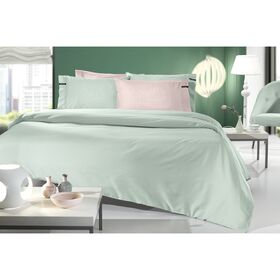 Σεντόνι Υπέρδιπλο με Λάστιχο 160x200+32cm Βαμβακοσατέν guy laroche minimal - mint 1110092223085