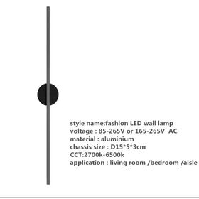 SE LED 60 VIOLA BLACK WALL LAMP 10W 3000K 2 YEARS WARRANTY