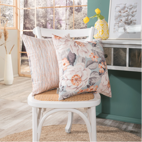 Μαξιλαροθήκη Elda- Novelda - 65x65cm Δαπέδου με Γέμιση