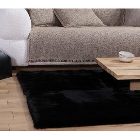 Ταπέτο 75x140cm Πολυεστέρας nef-nef living collection estelle - black 034622