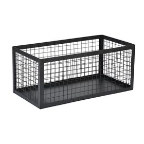 Estia Καλαθι Αποθηκευσης & Οργανωσης Cage Μεταλλικο 30x15.5x13cm Μαυρο