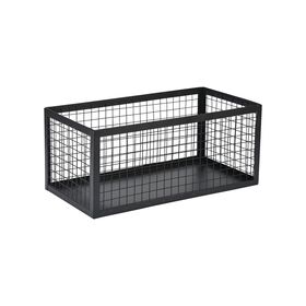 Estia Καλαθι Αποθηκευσης & Οργανωσης Cage Μεταλλικο 23.5x15x11cm Μαυρο