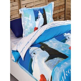Σετ Παπλωματοθηκη Μονή Irene 160x240 Mykonos