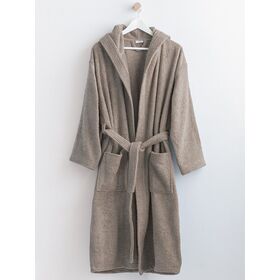 Μπουρνούζι Bath Collection Classic Grey Small