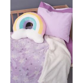 Κουβέρτα Λίκνου Flannel Fleece 80x90 sky Girl