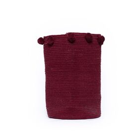 Διακοσμητικο Καλάθι με Χερουλια Home Décor 30x40 Fountain Bordeaux