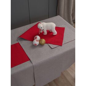 Τραπεζοκαρέ Christmas Collection 85x85 Cd01 Grey