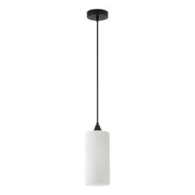Se21-bl-4-gl3 Adept Tube  Pendant White Glass+