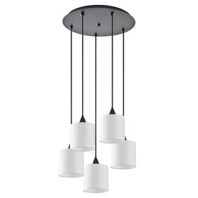 Se21-bl-b10-bl5-sh1 Adept Pendant White Shade Pendant+