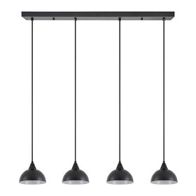 Se21-bl-b10-4bl-ms3 Adept Pendant Black Metal Shade +
