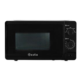 Estia Φουρνος Μικροκυματων Wave pro 700w 20lt Μαυρος