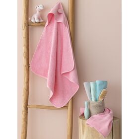 Σετ Μπουρνουζοπετσετες με Κουκουλα Baby Bath 70x75 Robin fog