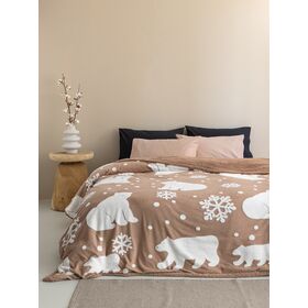 Κουβέρτα Fleece 220x240 Polo Beige