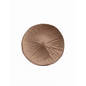 Διακοσμητικο Μαξιλαρι Velvet Feel Ø30cm Vf803 Beige