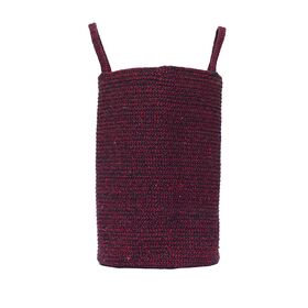 Διακοσμητικο Καλάθι με Χερουλια Home Décor 30x45 ran Bordeaux