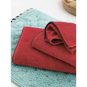 Σετ Πετσετες Towels Collection Brooklyn red