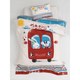 Σετ Σεντόνια Κούνιας Happy Baby 120x160 Hb0605