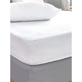 Κάλυμμα Υπέρδιπλο White Comfort 160x200+35 Terry Waterproof