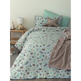 Σετ Μονά Σεντόνια Floufi 170x265 Ff101 Χωρίς Λάστιχο