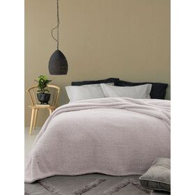 Κουβέρτα Fleece 220x240 Sepia Pink Pink