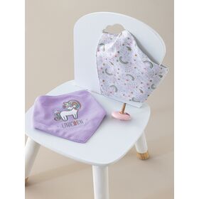 Σετ Σαλιάρες Μπαντάνα new Baby Nb0140 Girl