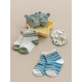 Σετ Καλτσάκια - Γαντάκια new Baby Nb0144 boy