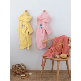 Μπουρνούζι με Κουκούλα Kids Bath Tami Yellow 10-12