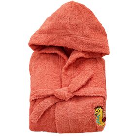 Μπουρνούζι με Κουκούλα Kids Bath Tami Peach 8-10