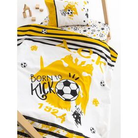 Σετ Σεντόνια Κούνιας aek 1924 130x170 Aek8 Χωρίς Λάστιχο