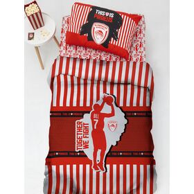Σετ Μονά Σεντόνια Olympiacos B.c. 170x260 bc8 Χωρίς Λάστιχο