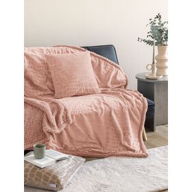 Κουβέρτα Καναπέ 160x240 flo Rose