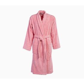 Μπουρνούζι Με Γιακά no medium nef-nef fresh 1163-pink 100% Βαμβάκι Πενιέ