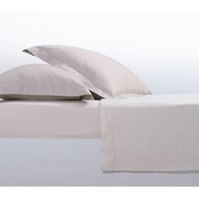 Σεντόνι Υπέρδιπλο με Λάστιχο 160x200+35cm Βαμβακοσατέν nef-nef elements 24 ecru 036626