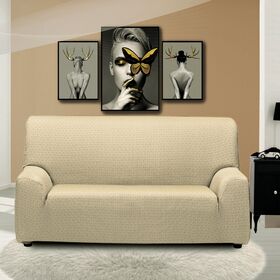 Ελαστικό Κάλυμμα Τετραθέσιου Καναπέ 230-270cm sb home livingroom collection sabrina/ cream