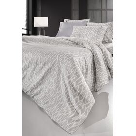 Σετ 4τμχ Σεντόνια Magma Silver Flannel 240x265 guy Laroche  100% Cotton Flannel